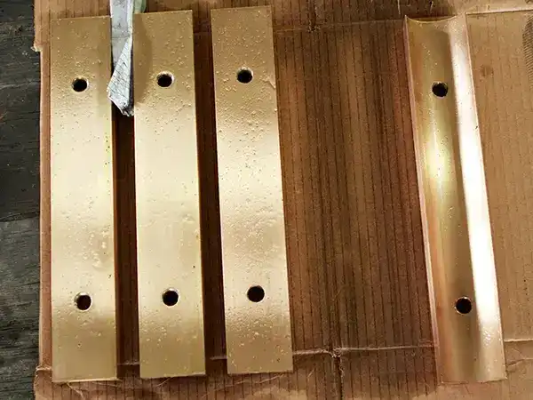 Placas de desgaste de bronce